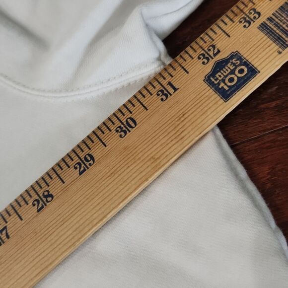 Nike Women's Oversized Fleece Dance Sweatshirt, Black/White, Size L, DV0328-010 - Picture 10 of 11